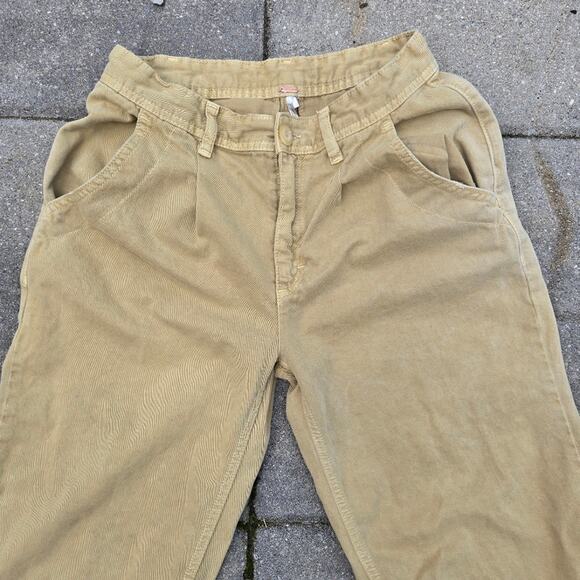 Free People Cya Later Skate Trouser Pants 0 Boho Slouchy Baggy Straight - Picture 9 of 9